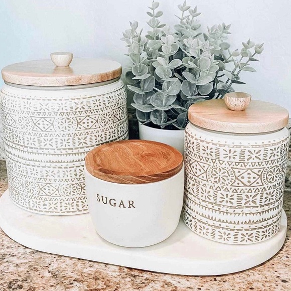 Thirstystone 14"x9" Oval Serving Platter Marble and Wood - Picture 3 of 6